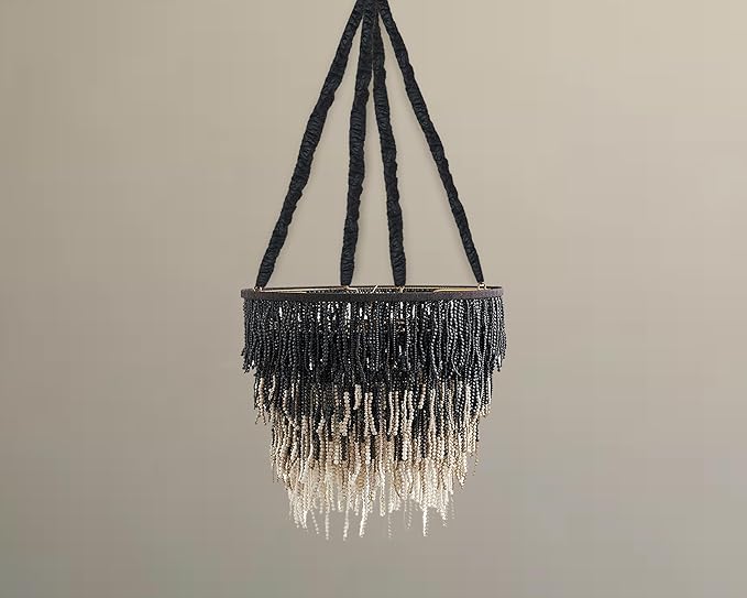 Royal Designs, Inc. Cord & Chain Cover 4 ft Silk Type Fabric, Chandelier Pendant Lighting Chain & Cable Management, Touch Fastener, Gray - 2 Pack