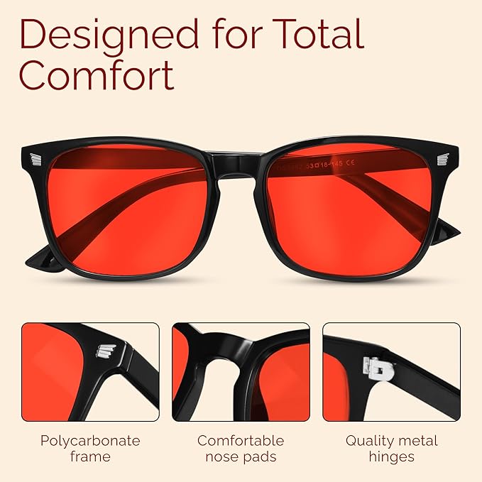 livho High Tech Blue Light Glasses - Advanced up to 99% Blue Light Blocking Computer Glasses - Screen Fatigue & UV Protection