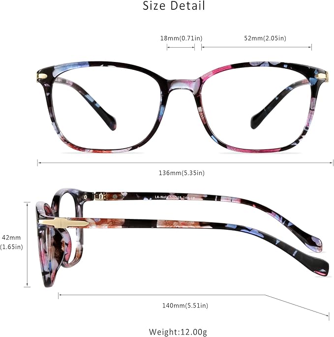 LifeArt Blue Light Blocking Glasses, Anti Eyestrain, Computer Reading Glasses,TV Glasses for Men and Women