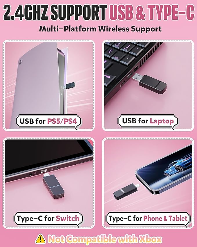 Wireless Gaming Headset with mic