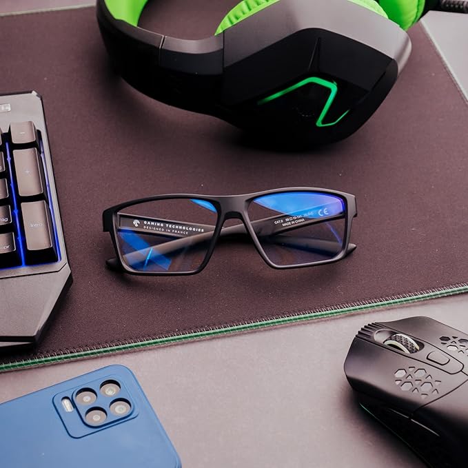 Horus X - Gaming Glasses | Blue Light Blocking Computer Screen Glasses | Anti Fatigue & Eyestrain for Men and Women