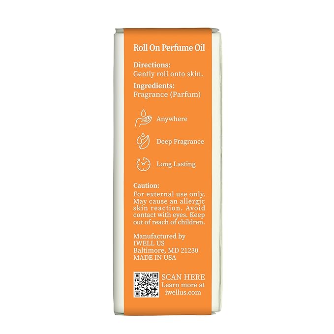 Well's Oil Roll-On Perfume Oil (L'omme Libre) | Watery Notes | Long-Lasting | Paraben-Free | 0.33 Fl Oz / 10 ml