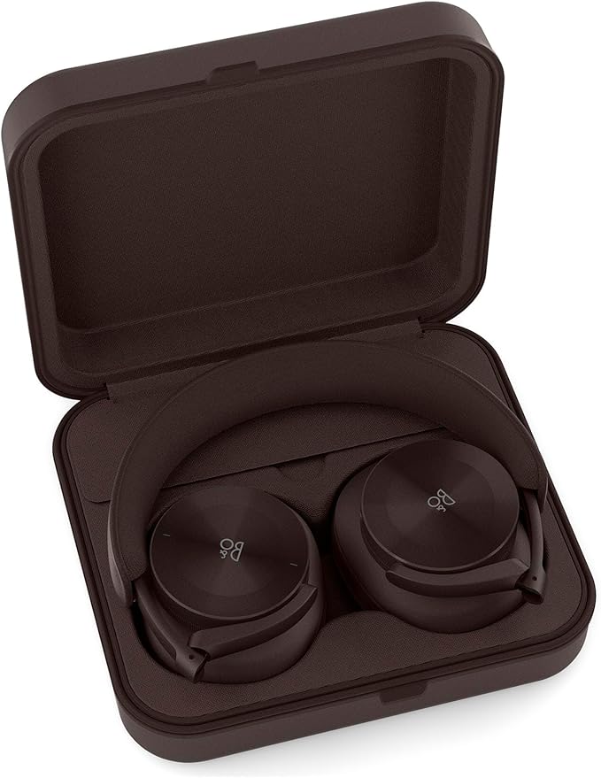 Bang & Olufsen Beoplay H95 Premium Comfortable Wireless Active Noise Cancelling (ANC) Over-Ear Headphones with 38 Hours Battery Life and Protective Carrying Case, Chestnut