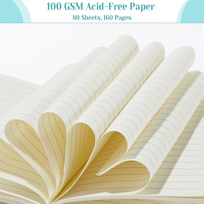 Laumoi 14 Pack Lined Journal Notebooks 5.5 x 8.2 Inch A5 Hardcover Notebook College Ruled Notepad with Pen Holder PU Leather Ruled Lined Journals for School Business Work Writing (Candy Color)