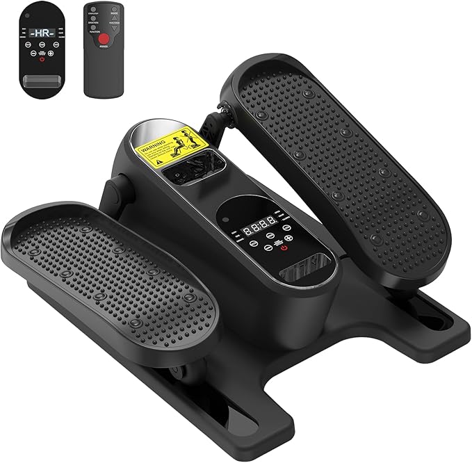HOTSWEAT Under Desk Elliptical Machine, Ellipse Leg Exerciser as Seen on TV for Seniors with Remote Control, Portable Electric Seated Pedal Exerciser with 12 Speed Levels for Home Office