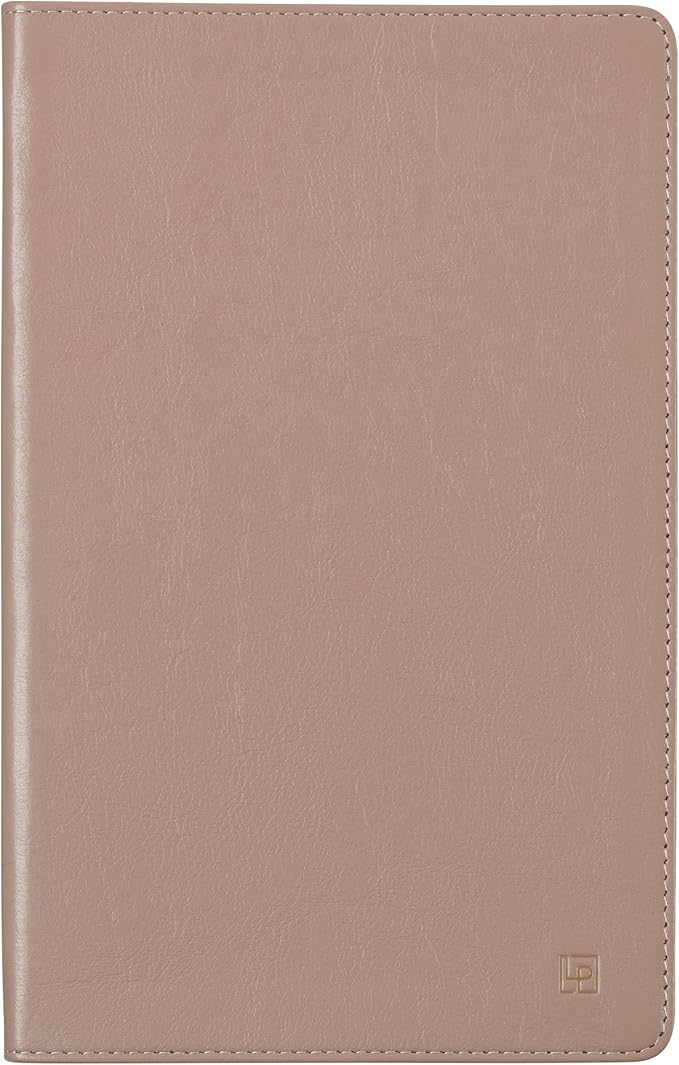 Classic Leather Notebook Writing Journal, Softcover, Narrow Ruled, Table of Contents and Numbered Pages