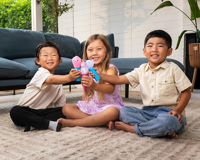 Cool Things Mini Light Up Spinner Toy Wand for Kids - Spinning Lights & Colors - Fun Gift, Summer Toys, Party Entertainment, Autism Sensory Rooms, Classroom Prizes (3 Pack- Fantasy Friends)