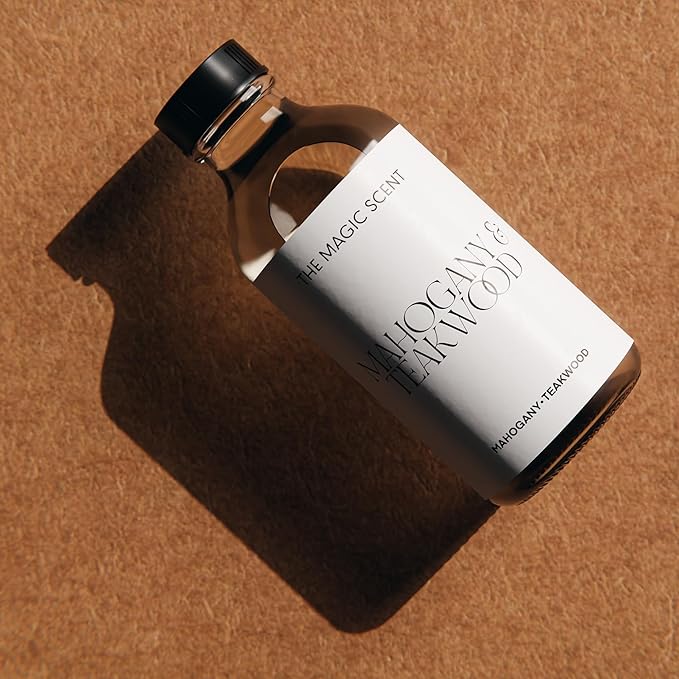 Mahogany & Teakwood Diffuser Oil - Hotel & Home Luxury Scents Inspired by Abercrombie & Fitch - Diffuser Oil Scents for Home Designed for Use in All Diffusers - 8.5 fl oz, 250 mL