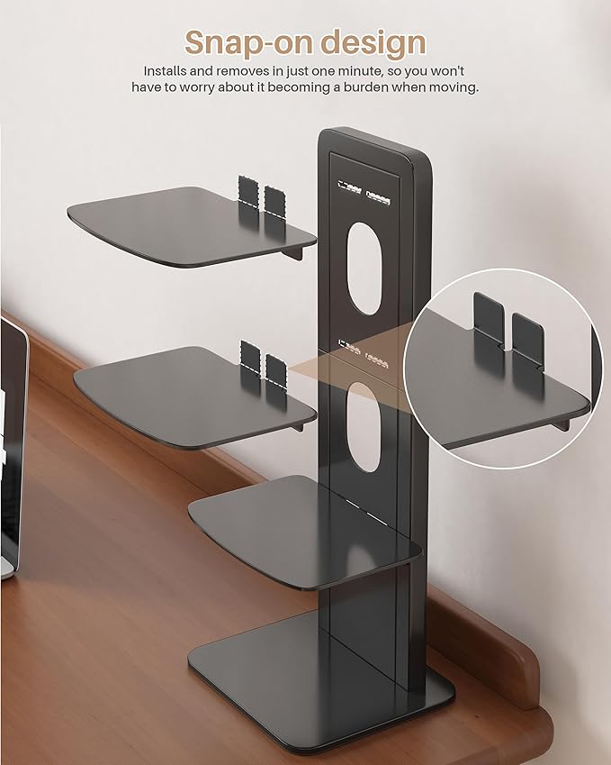 UMDONX Desktop Bookshelf Organizer Large Capacity Standing Desk Storage Rack for Books, Notebooks, Office Supplies & Decor – Easy to Assemble Space-Saving Book Organizer for Home & Office Black