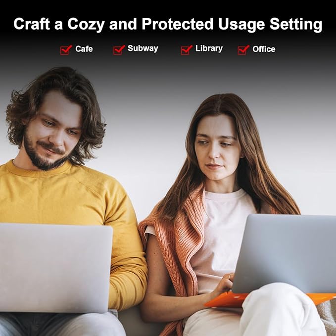 Magnetic Privacy Screen for 15 Inch Microsoft Surface Laptop 7, Removable Anti Glare Screen Protector, Blue Light Computer Filter, Anti Spy Easy Install