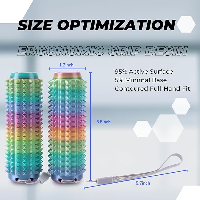 2PCS Little Ouchies Fidget with Cat Dog Paw Button, Sensory Pain Stim Fidget Toys for Adults & Teens, Anxiety and Stress Relief Items, Spiky Grippy Stim Tool, Portable ADHD Autism Fidget Clicker