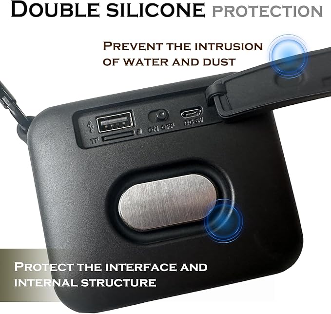 Fireplace Crackler Sound Box for Gas or Electric Fireplace,Realistic Rechargeable Fire Crackling Sound Machine,Small and Portable,Fire Crackler Sound System,Fire Noise for Sleep