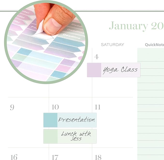 Cambridge 2025 Planner, Weekly & Monthly, 5-1/2" x 8-1/2", Small, Ombre (1731-200-25)