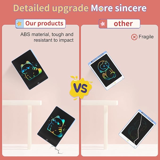 16 inch LCD Writing Tablet for Kids Adults,Colorful Drawing Pad Doodle Board School Supplies Christmas Gifts Toys for Girls Boys 3 4 5 6 7 8 Year Old Girl Boy Birthday Gift Ideas (Blue)