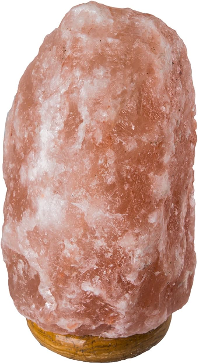 50–60 lbs Himalayan Salt Lamp – Extra Large Hand-Carved Pink Rock Salt Light with Wooden Base & On/Off Cord – Floor Lamp for Living Room, Spa, Meditation & Home Decor