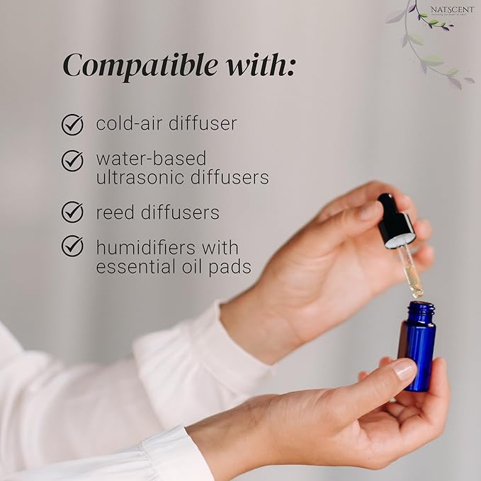 Fresh Blue Essential Oils for Diffusers for Home, Nature-derived Fresh Linen Essential Oil, Long-Lasting & Family-Friendly Diffuser Oils Scents, IFRA Certified, Cold Air & Ultrasonic - 0.33 oz