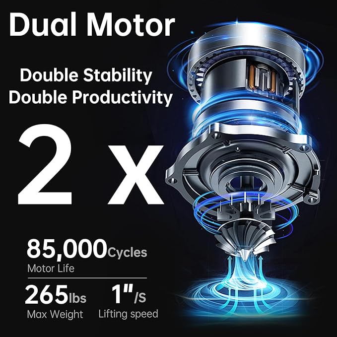 Dual Motor Standing Desk Frame, Electric Adjustable Legs with Memory Presets, Stand Up Desk Frame Workstation, with Cable Management Tray, Headphone Hook, Caster Wheels, for Home Office