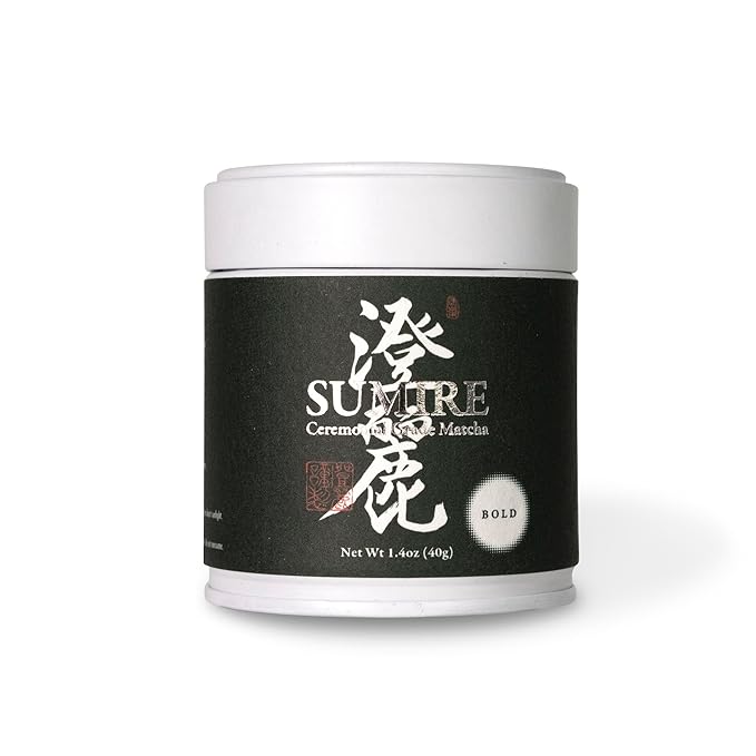 SUMIRE Matcha Ceremonial Grade Matcha Powder Made in Japan Kagoshima, Vibrant Green, Smooth, Umami, Antioxidant-Rich, Perfect for Lattes (BOLD)
