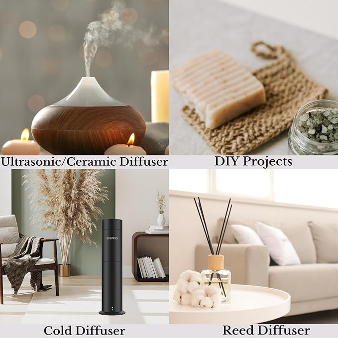 Hotel Diffuser Oil Inspired by The Baccarat Hotel Scent - 50 mL 1.69 fl oz - Essential Oil Blend of Cedar & Jasmine for Aromatherapy & Humidifiers - Secret Voyage, Mothers Day Gift