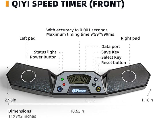 Professional Speed Cube Timer,Touch Control Timer with Display,Cube Race Stack Competition a Great Gift for Boys and Girls