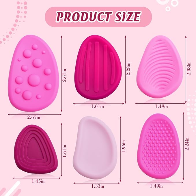 Fidget Toys Sensory Stones for Kids and Adults,6 PCS Texture Worry Stone for Anxiety Autism Teen Calm Down & ADHD Stress Relief,Quiet Fidgets for Classroom Small Prizes Gifts for Travel Toy