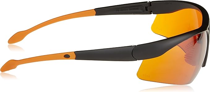NoBlue Blue Light Blocking Glasses – Orange/Amber Lenses for Eye Fatigue Relief, 99.9% Blue & UV Ray Protection, Includes Free Ebook & Soft Temples for Comfort