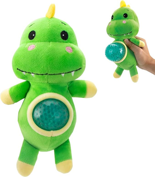 Dinosaur Stuffed Animal, Stuffed Animals, Unicorn Toys for Girls Age 4-6, Plush Toys with Squishy Ball in Her Tummy, Christmas Birthday Gifts for Baby, Toddler, Kids