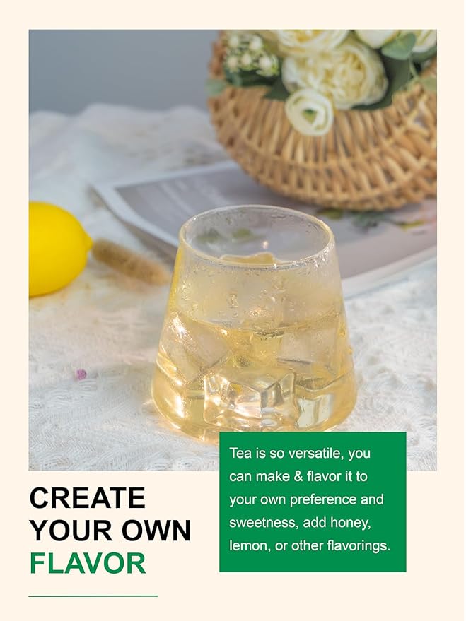 TeeLux Chamomile Tea Bags, 1g/bag, Natural Chamomile Flowers Tea, Mild & Smooth Taste, Caffeine Free, 100 Count