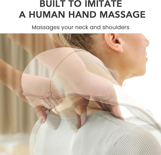 Breo N5 Mini Neck Massager with Heat, Electric Massager for Neck and Shoulder, Deep Massage at Home, Muscle Relaxation Gifts