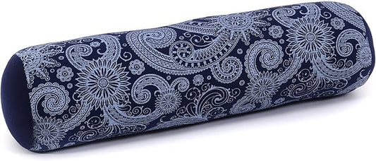 Leewadee Small Yoga Bolster – Shape-Retaining Cervical Neck Roll, Tube Pillow for Comfortable Reading, Kapok Filling, 22 x 6 x 6 inches
