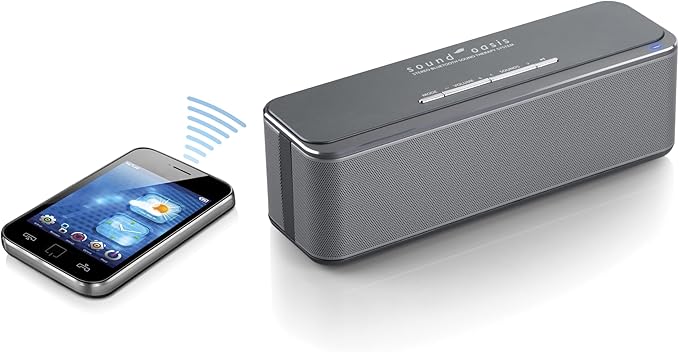 Sound Oasis Stereo Bluetooth Sound Machine for Sleep and Tinnitus Masking, 20 Non-Looping Soothing Sounds Plus Pink Noise, Hi-Fidelity Speakers, Portable Sound Therapy for Home, Baby, Office or Travel