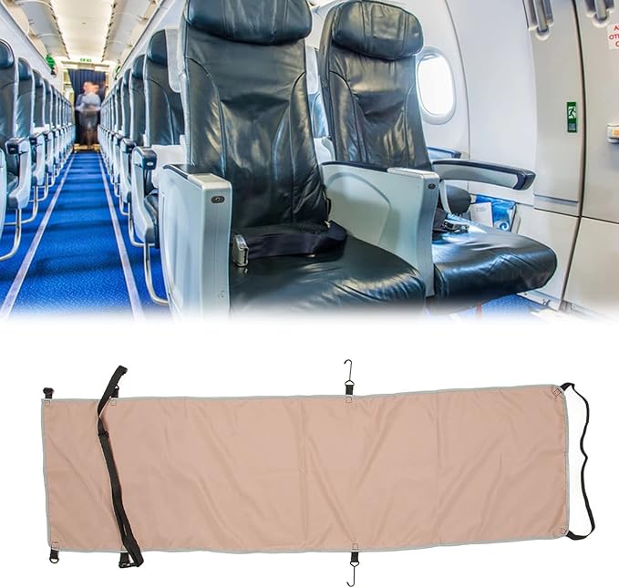 Adjustable Leg Hammock, Portable Airplane Foot Hammock, Comfort Travel Foot Rest Sling for Outdoor, Bus, Plane Travel, Long Flight