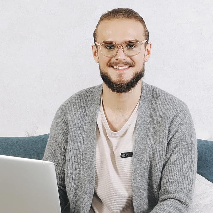 Cyxus 2023 Acetate Square Eyeglasses Frame Women Men Clear Lens Blue Light Blocking Glasses Eyewear Computer Glasses