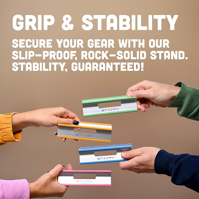 Steepy Adjustable Laptop Stand - 3 Height Computer Stand - Laptop Desk Riser