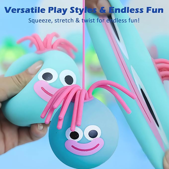 Hand Grip Strength Trainer, Stress Relief Ball for Adults, Wrist Rehab Therapy Hand Grip Equipment Ball Squishy Tools for Women and Men