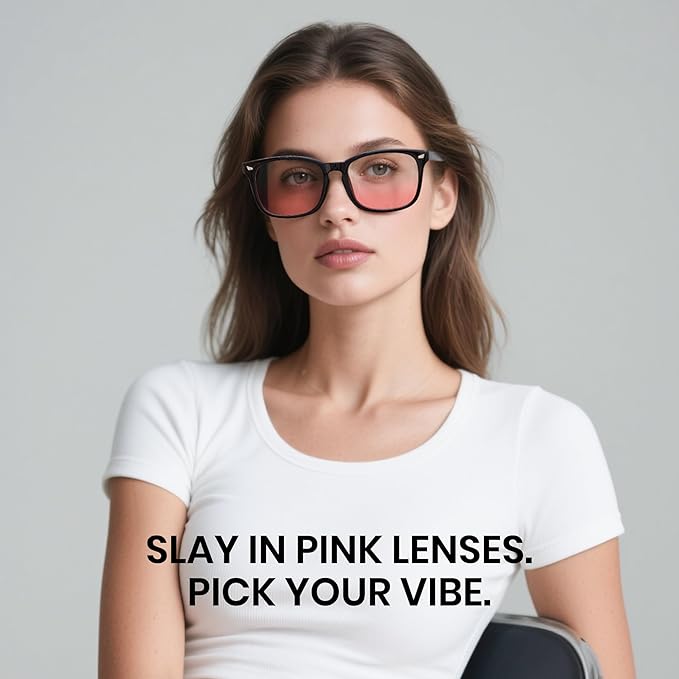 Cyxus Blue Light Glasses for Men Women Reduce Eye Strain UV Blocking for Computer Screen 8082