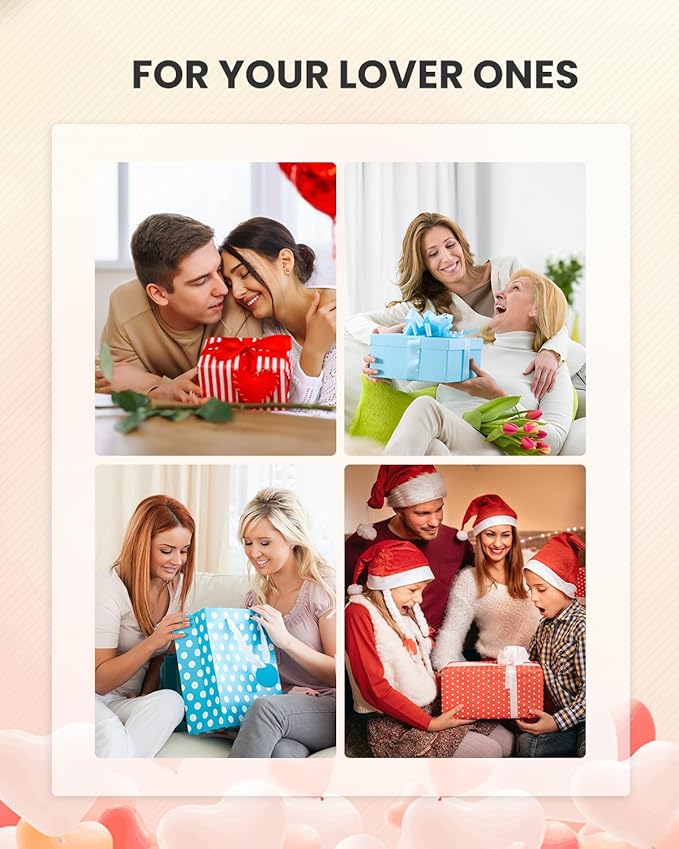 COMFIER Cordless Neck Massager with Heat, Back Massager for Pain Relief deep Tissue, 3D Shiatsu Neck Shoulder Massage with Carry Bag, Rechargeable Portable Ideal Gifts for Mom, Dad