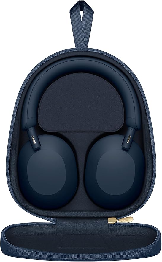 Sony WH-1000XM5 Premium Noise Canceling Headphones, Auto NC Optimizer, 30-Hour Battery, Alexa Voice Control, Midnight Blue