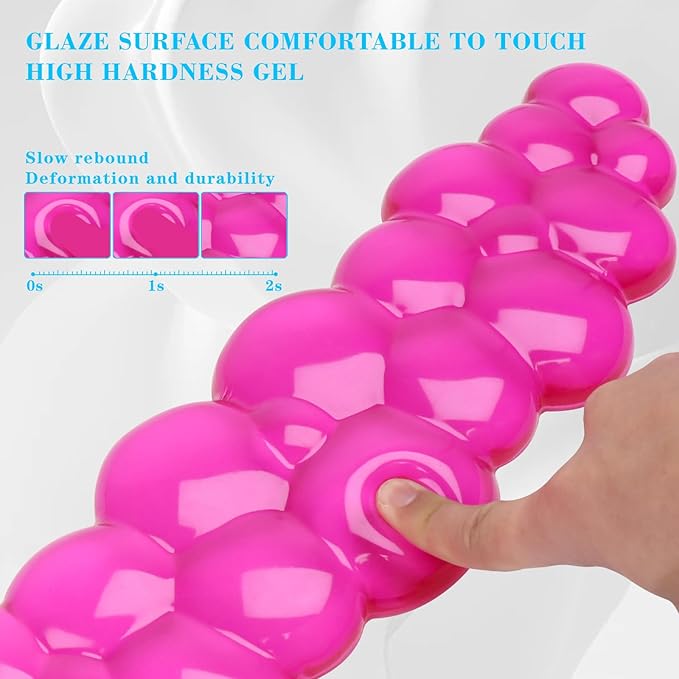 Gel Cloud Keyboard Wrist Rest, Cute Wrist Support and Arm Support Keyboard Rest for Keyboard Typing Pain Relief，Suitable for Office/Computer/Laptop/Gaming（Keyboard Wrist Rest Red）