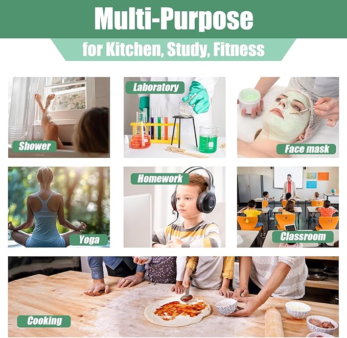 Mechanical Kitchen Timer, Cute Wind Up 60-Minute Manual Countdown for Kids, Classroom, Home, Study and Cooking