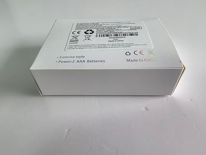 Digital Dual Kitchen Timer, 3 Channels Countdown Triple Timer for Cooking, Magnetic Memory-Preset Large-Display Adjustable Alarm Volume, Multi Times Management, 3A Battery Included, Blue