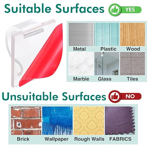 Namalu 60 Pieces Mini Cable Clips Hooks Christmas Light Clips Self Adhesive Light Hooks Cord Clips for Desk Outdoor String Lights(Large,Clear)