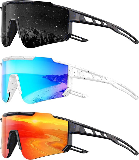 Kids Polarized Baseball Sunglasses for Boys Girls - Youth Softball Cycling Sports Sunglasses UV Protection Goggles