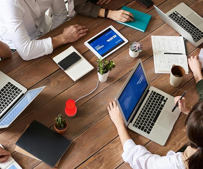 Clip Busy Light Standard for The Office / 59 inch USB Cable Busy Light Indicator – Workspace Distractions and Boosts Productivity/Do not Disturb Light - Free Busy Light