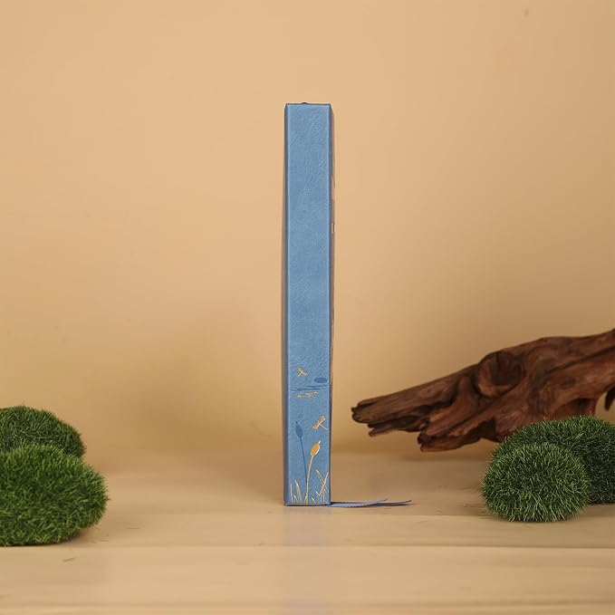 TIEFOSSI Dotted Journal Notebook, Dot Grid Notebook for Women Men, Hardcover PU Leather Journal, 160 GSM Thick Paper, 160 Numbered Pages with Gold Edges, 8 x 8 Square Diary