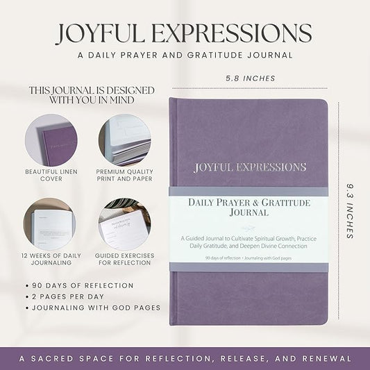 Gratitude & Prayer Journal for Women | 90-Day Christian Devotional with Bible Verses, Guided Prompts, Daily Reflections, Affirmations & Prayer Tracker | Faith-Based Journal for Spiritual Growth