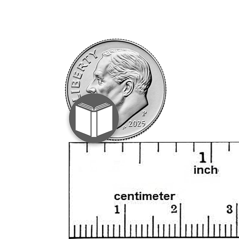 Book Icon Planner Sticker / 110 Dot Icon Vinyl (1/3”) / Club Read Reading Me Time Self Care Homework School Student/Essential Productivity Life/Bullet Bujo Journal (Three Sheets, Storm)