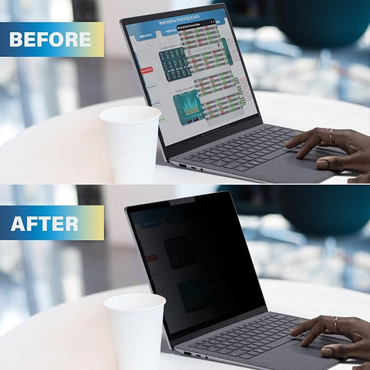 SenseAGE Magnetic Privacy Screen Protector for Surface Pro 13 Inch (11,10, X, 9, 8), Removable Privacy Filter, Anti-Blue Light, Glare and Laptop Screen Accessory For Surface, Office Accessories