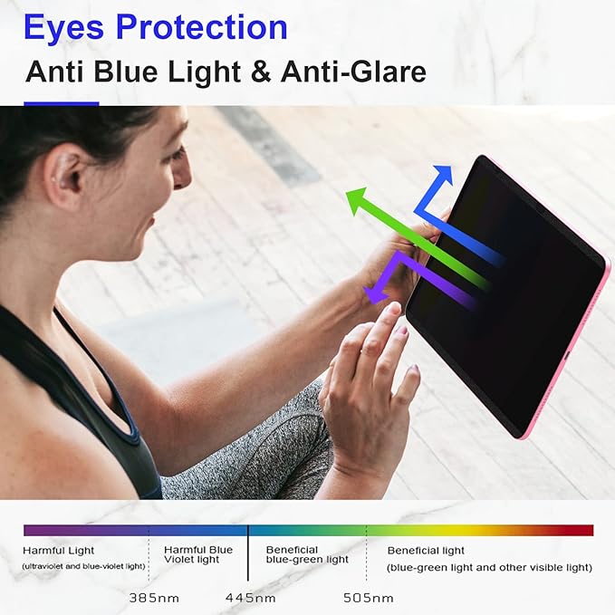 Magnetic iPad 10th generation (2022) / 11th generation (2025) Privacy Screen Protector, iPad 10.9 inchAnti Blue Light Glare Spy Privacy Filter
