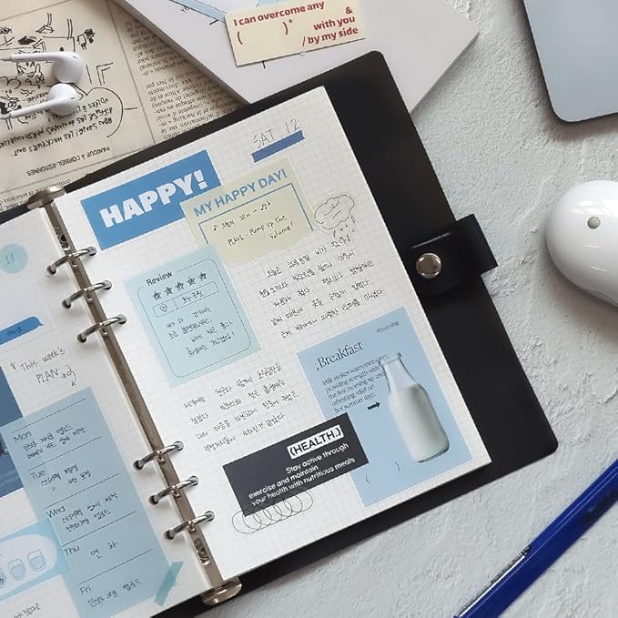 Monolike Today's Record Sticker Pack Series.2 (102Pcs) - Variety Pack, Journal, Scrapbook, Waterproof, Fancy Sticker